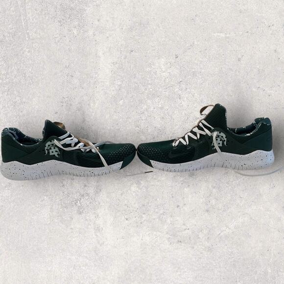 Nike Michigan State Spartans Free RN 5.0 Running Shoes Men's 11.5 Green Used - Picture 4 of 8